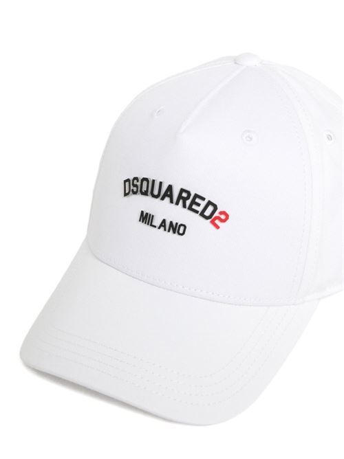 Cappello unisex bambino Dsquared2 bianco Dsquared Kids | DQ3255D00YTDQ100
